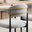 Chaise d'appoint rembourrée, fauteuil d'appoint Boucle-116545802