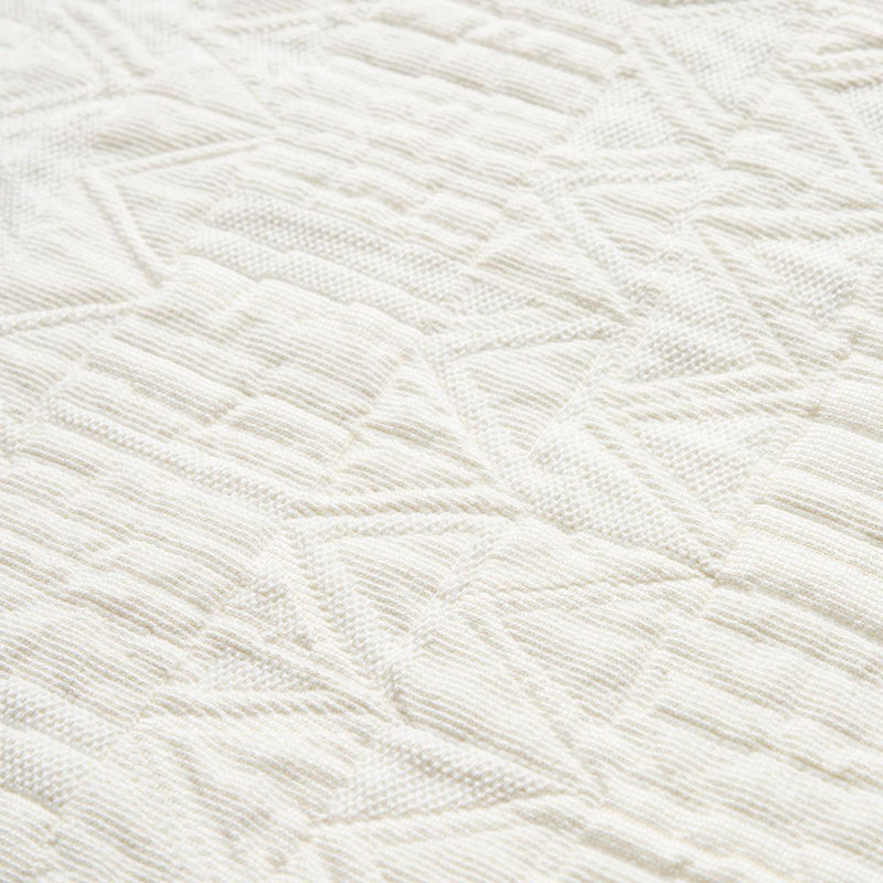 Bizantino Quilted Weave Fabric, Ivory