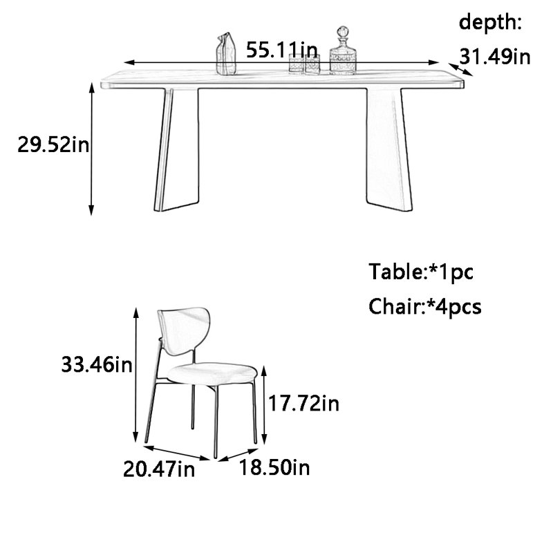 Heidrick, 29.52"H x 55.11"L x 31.49"W