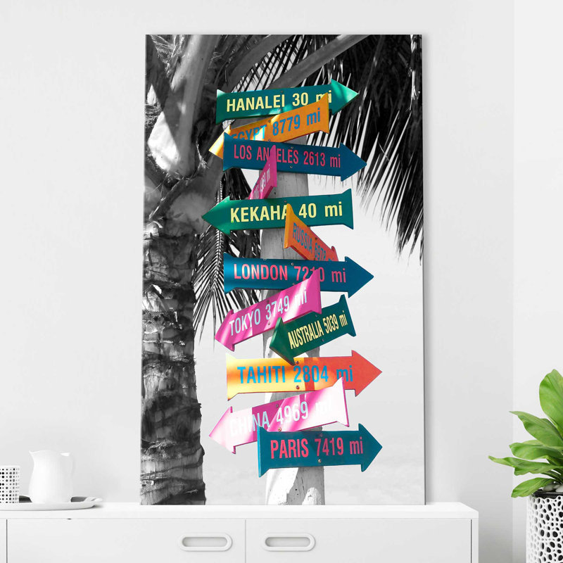 «Island Directional» par Danita Delimont - reproduction de photo, H 60 po x l 36 po x P 1,5 po, Toile tendue