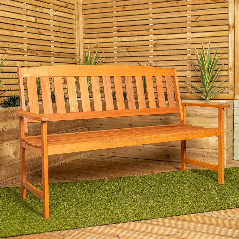 Abdulaziz Solid Wood Outdoor Bench