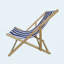 Chaise longue pliante Populus