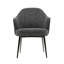 Fauteuil rembourré gris Dooling