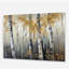 «Birch Tree Dense Forest II», art mural acrylique sur verre-101524762