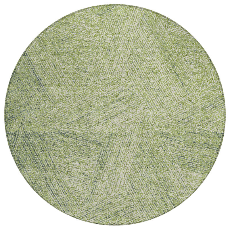 Terra Aloe Washable Indoor-Outdoor Rug - , 2'3" x 7'6"