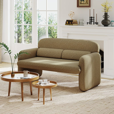 Upholstered Wide Seat Leisure Chair