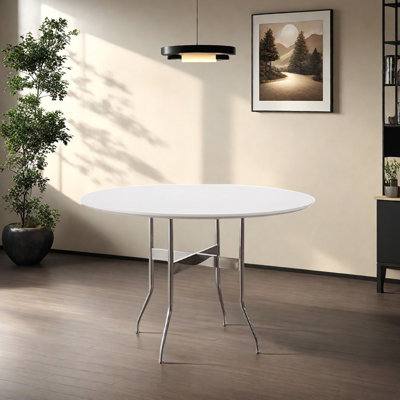 A Modern Minimalist Geometric Design Round Table