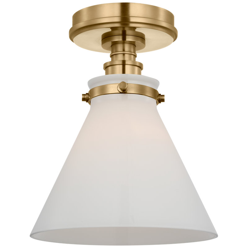 Parkington 1 - Light Flush Mount, Bronze, White
