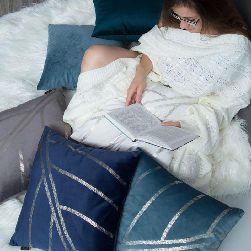 Microfiber Pillow Case, Blue