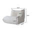 Canapé chenille beige doux