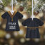 3'' Ceramic Holiday Shaped Ornament