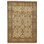 Hand Knotted Wool Area Rug in Cream And Gold