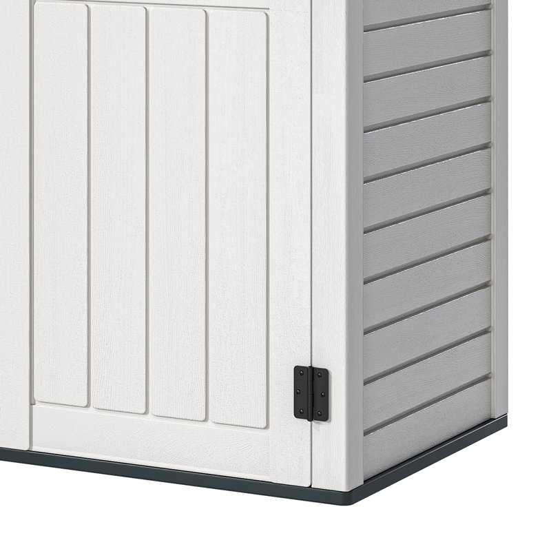53.94''W x 27.95''D x 68.39''H Outdoor Storage Shed without Shelves