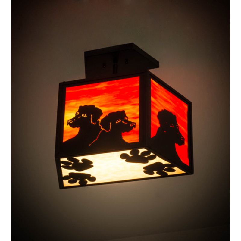 Personalized 2 - Light Semi Flush Mount