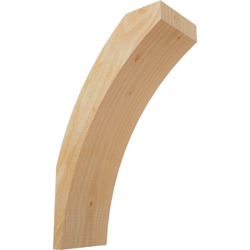 Genouillère Thorton, Sapin Douglas de 6 po (sciage brut), 12 po X P 20 po H