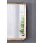 32 "x 32" miroir carré avec cadre en bois, miroir mural pour le vestibule de salle de bain de salon