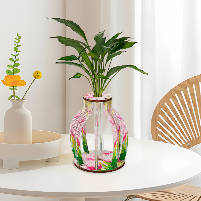 DIY Diamond Painting Vase Kit