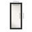 Luxe Non-Beveled Framed Full-Length Floor Leaner Mirror-120330310