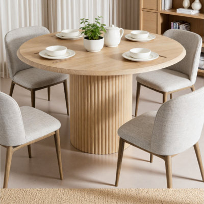 Table de salle à manger, table de voeux ronde, table de cuisine