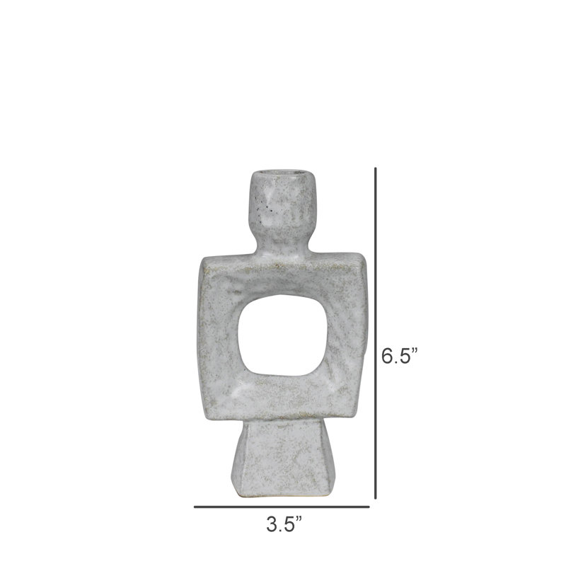 Porte-cône, céramique - carré, H 6,5 po x l 2 po x P 3,5 po