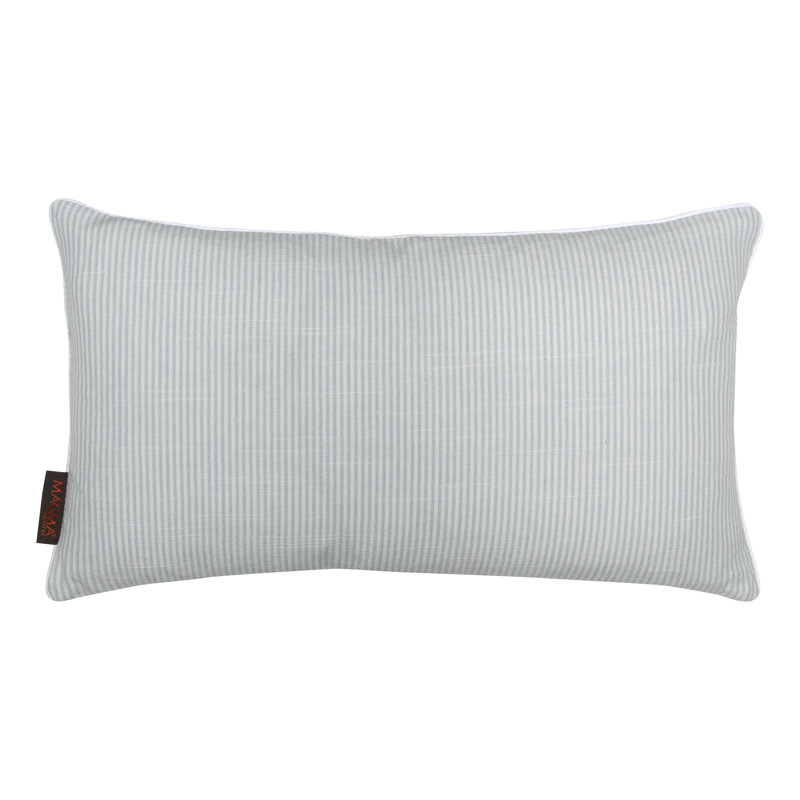 Coussin lombaire en coton Maine, Bleu ciel