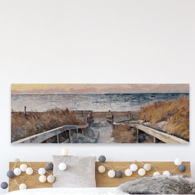 Inviting Walkway - Wrapped Canvas Painting