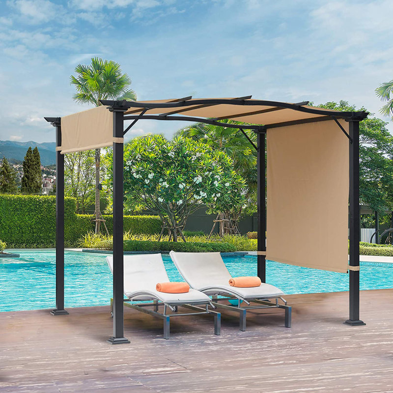 Milanna 2.96x2.45x2.3m Steel Pop-Up Gazebo