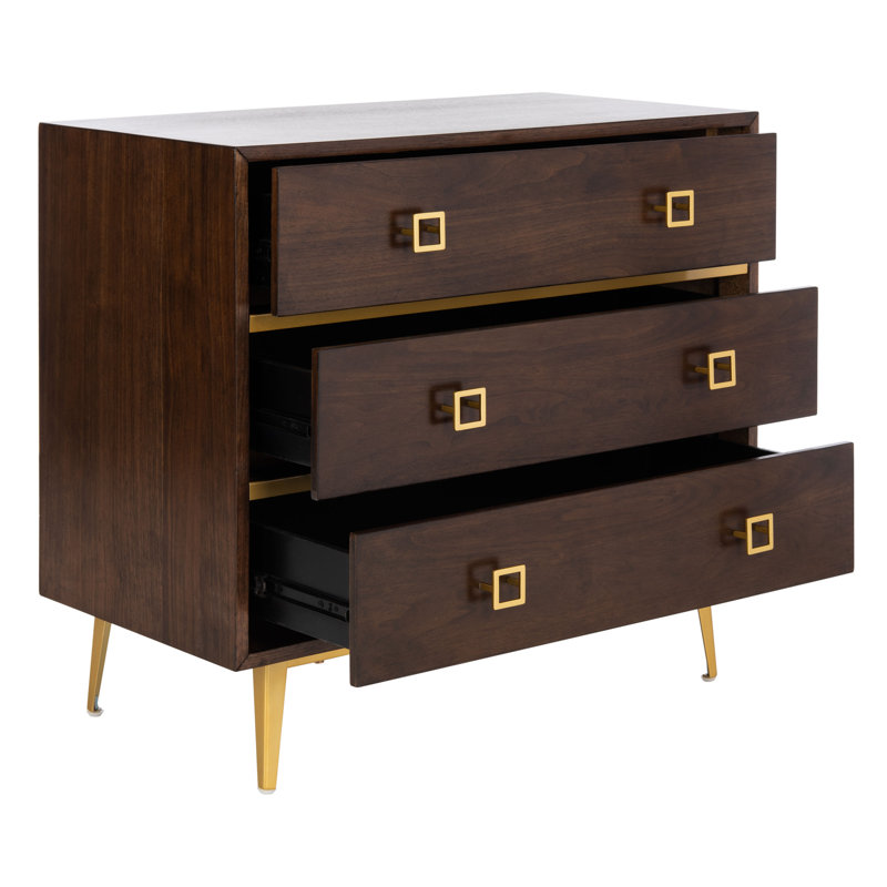 31.9'' W 3 - Drawer Dresser, Walnut