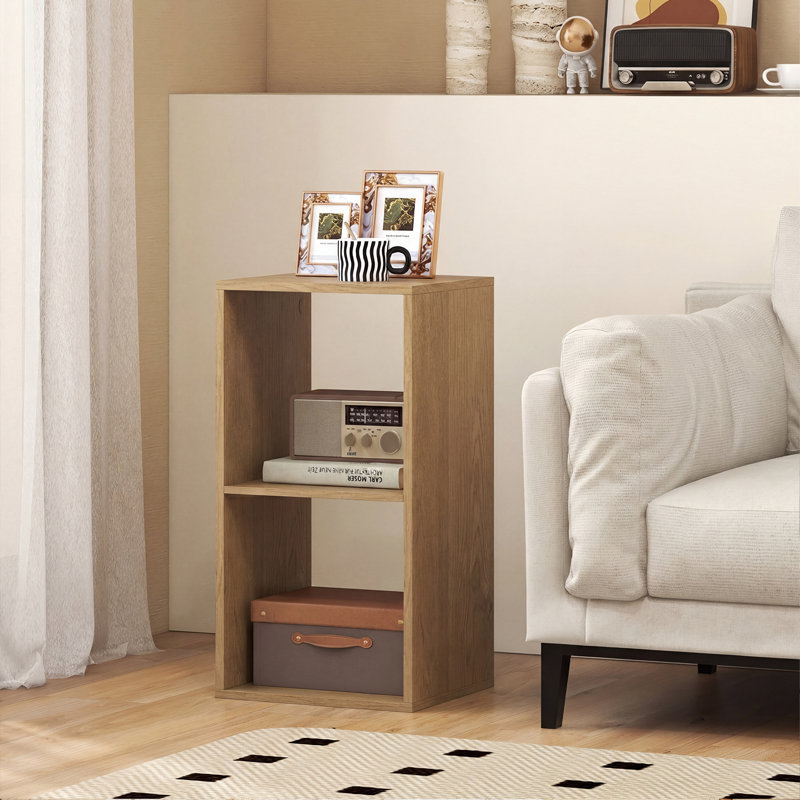 69 cm H x 35 cm W Cube Bookcase, Yellow