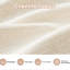 Beige Cloud - Canapé modulaire 2 places, tissu chenille, dossier plissé, mousse haute résilience, montage facile et élégant, design ergonomique, combinaisons flexibles