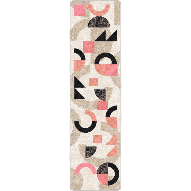 Rahaf Abstract Indoor Rug, Runner 2' x 8'