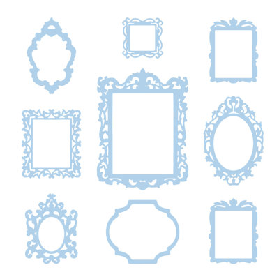 Abstract Non-Wall Damaging Wall Decal