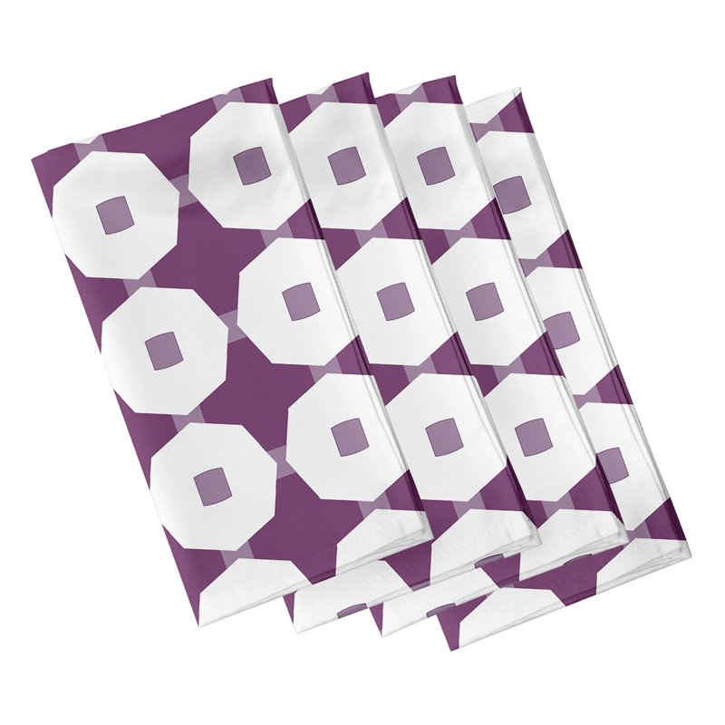 Ensemble de serviettes 4 pièces Ayasha, Mauve