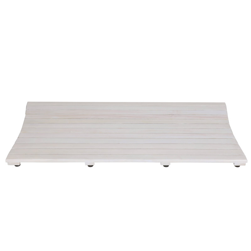 Banc de douche en teck CoastalVogue Eleganto, L 20 po x L 40 po