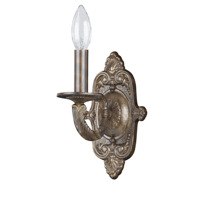 Huckabee Candle Wall Light, Venetian Bronze