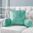 Textured Velvet Bedrest Pillow Cover & Insert-281580054