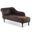 Reinhold Faux Leather Chaise Lounge