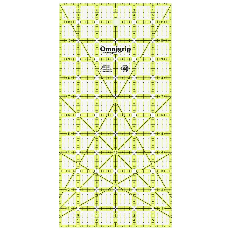 Omnigrid 6 x 24 Rectangle Quilting and Sewing Ruler