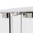 Tempered Glass Display Cabinet, 12 - Color Led, Easy To Assemble, Storing Ornaments Adjustable