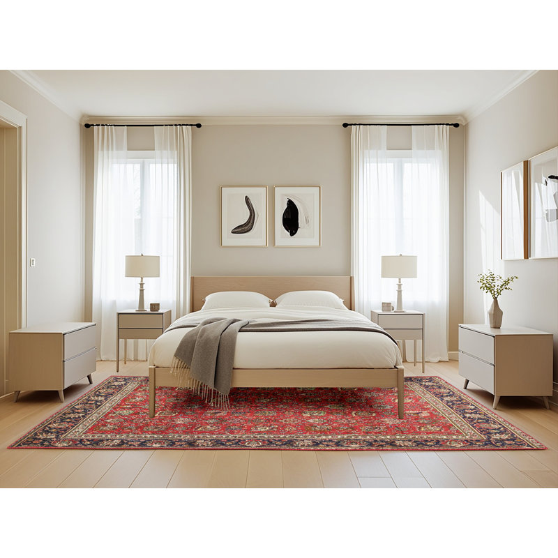 Brandon-Lee Oriental Indoor Rug, Rectangle 5' x 8'