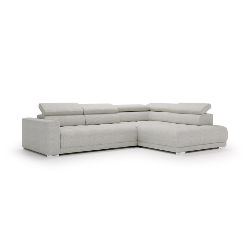 3 Seater Corner Sofa , Left Hand Facing, Artico Ice