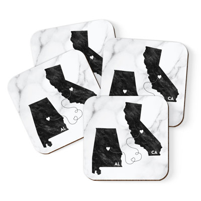 Coaster de Californie et Rhode Island