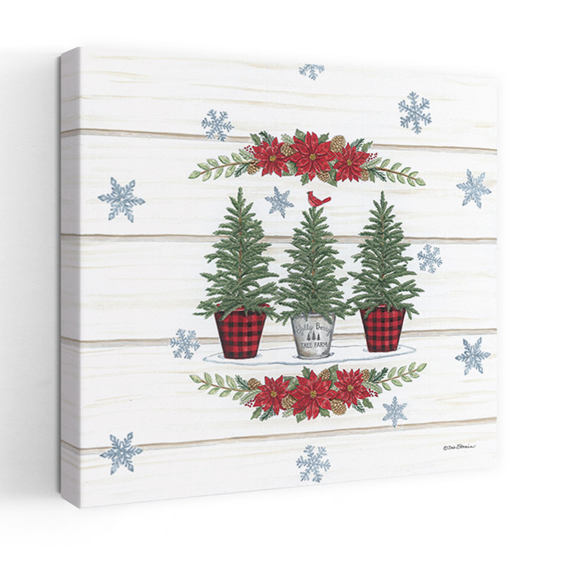 Arbre de Noël, art contemporain poinsettia, H 24 po x l 24 po