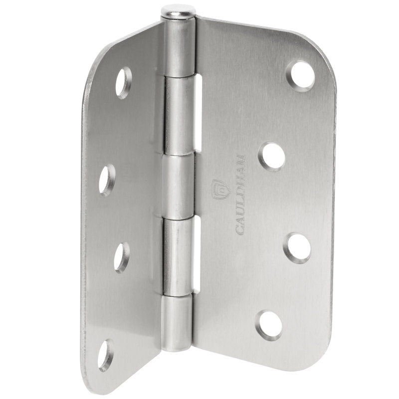 4" H x 4" W Butt Bearing Door Hinges, Satin Nickel