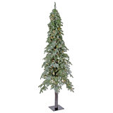 Lighted Artificial Spruce Christmas Tree