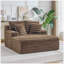 Chaise longue surdimensionnée pour l'intérieur, canapé rembourré en velours côtelé avec coussins, canapé moelleux et moelleux, canapé-lit simple pour le salon, canapé-lit, ...-133285969