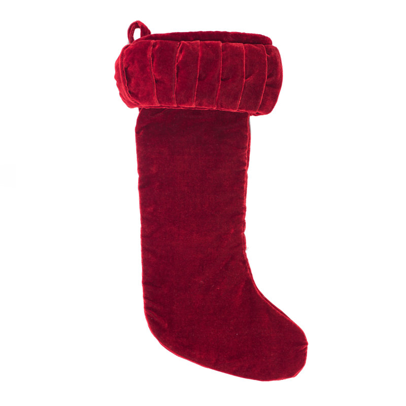 Plush Stocking, Red