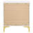 White And Gold 2-Drawer Rectangular Nightstand-1532708096