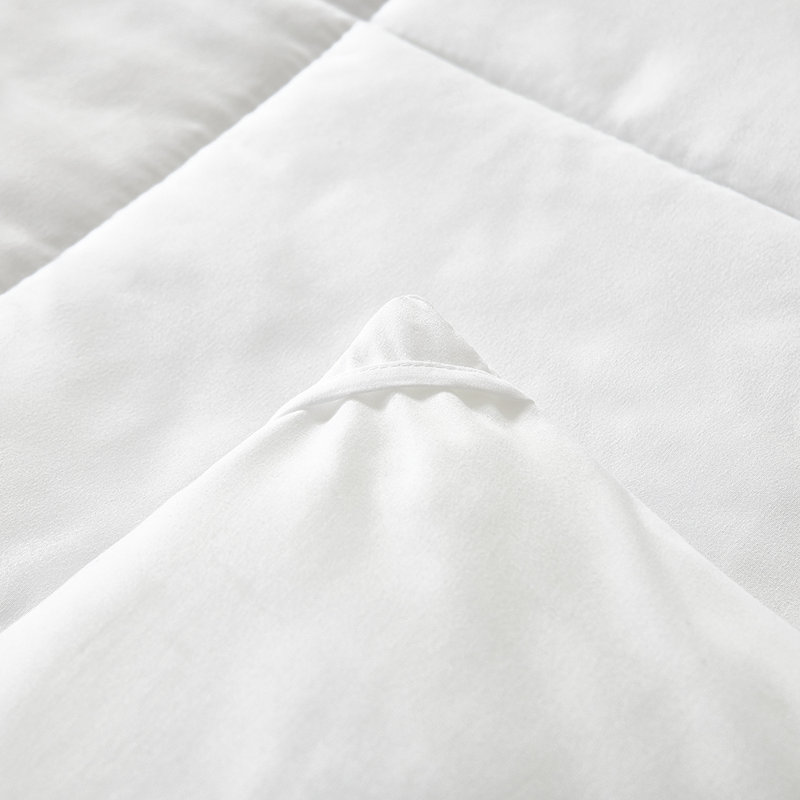 Twin Turquoise Organic Down Alternative Microfiber Comforter