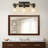 Edgware 3-Light Dimmable Wooden Bathroom Vanity Light with Clear Glass Shade-234687276